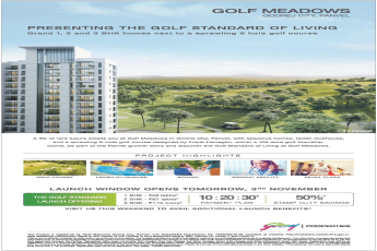 Godrej Golf Meadows presenting the golf standard of living in Panvel, Navi Mumbai